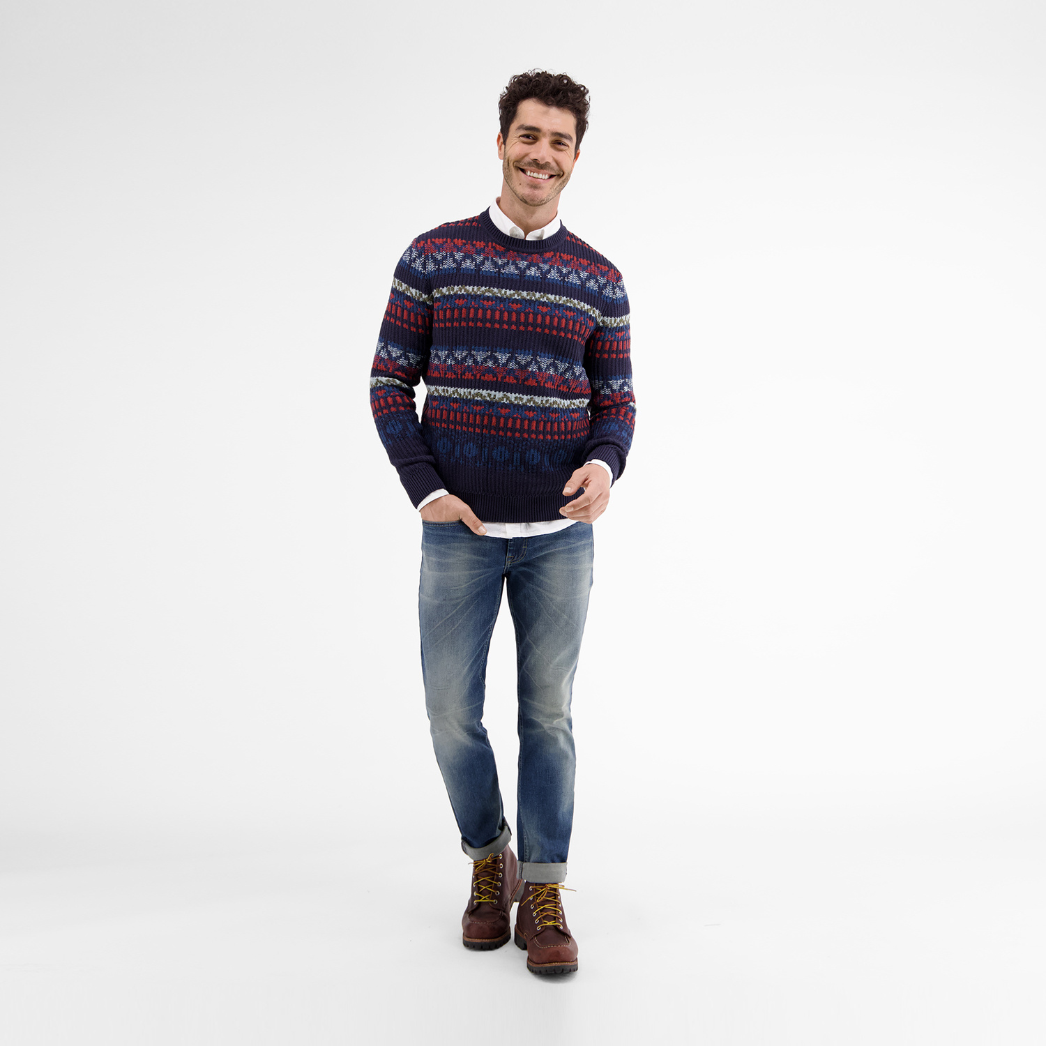 Lerros Strickpullover Norway - Navy