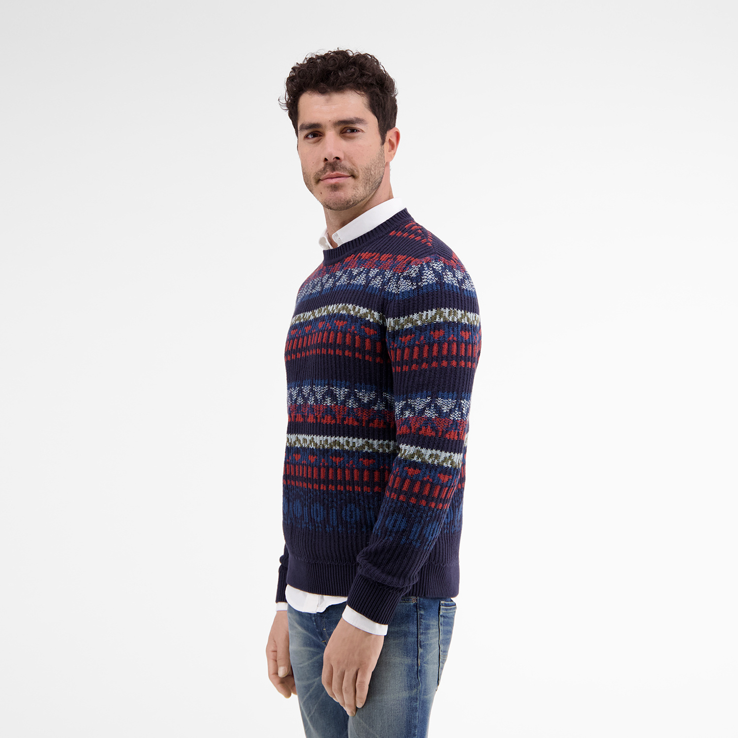 Lerros Strickpullover Norway - Navy
