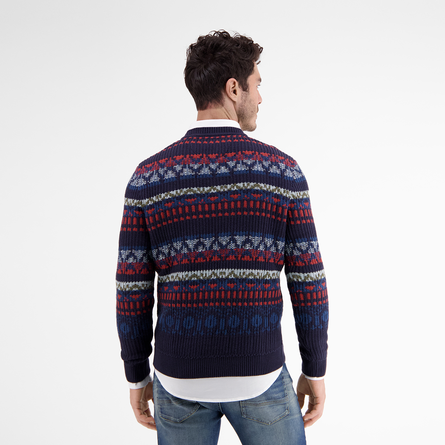 Lerros Strickpullover Norway - Navy