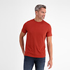 T-Shirt with Round Neckline - Rusty Red