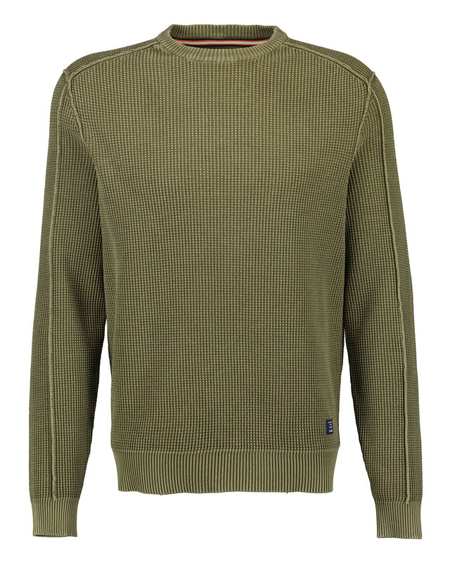 Lerros Struktur Pullover - Gentle Olive
