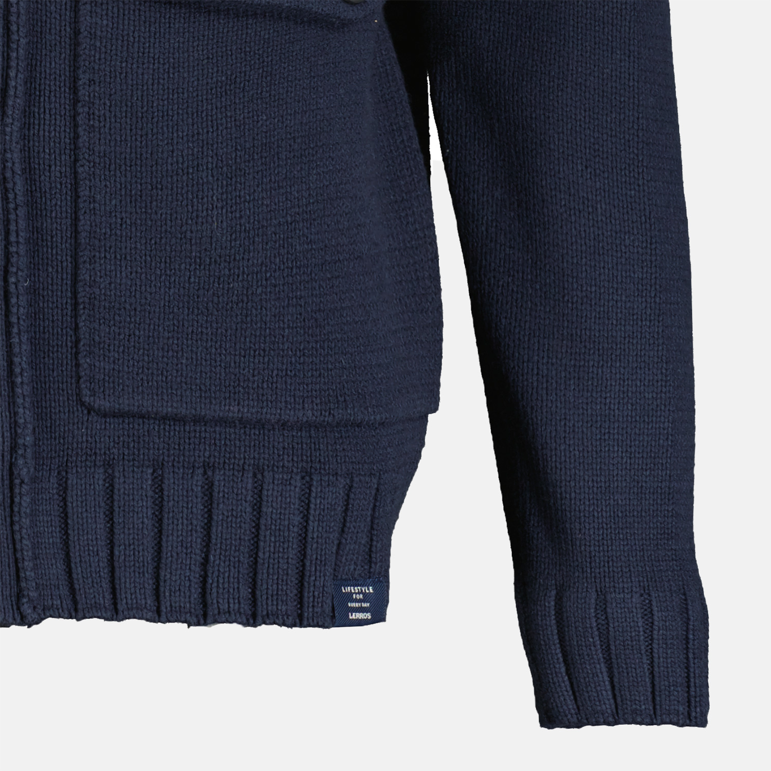 - Cotton Navy Blauw / LERROS - | Blues Stevig Vest