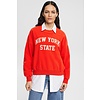 Borg-sweatshirt mit Teddy - Red