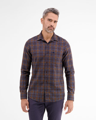 Lerros Checkered Longsleeve Shirt - Buffalo Brown