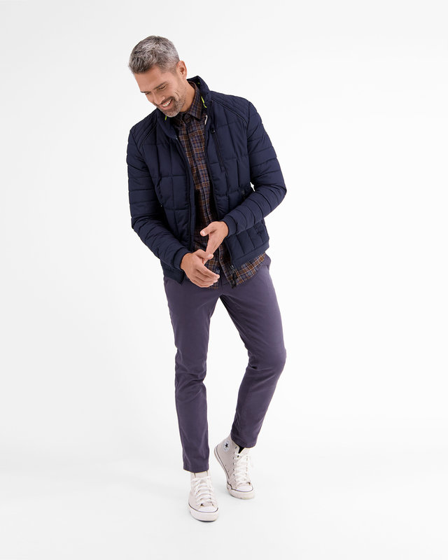 Lerros Checkered Longsleeve Shirt - Buffalo Brown