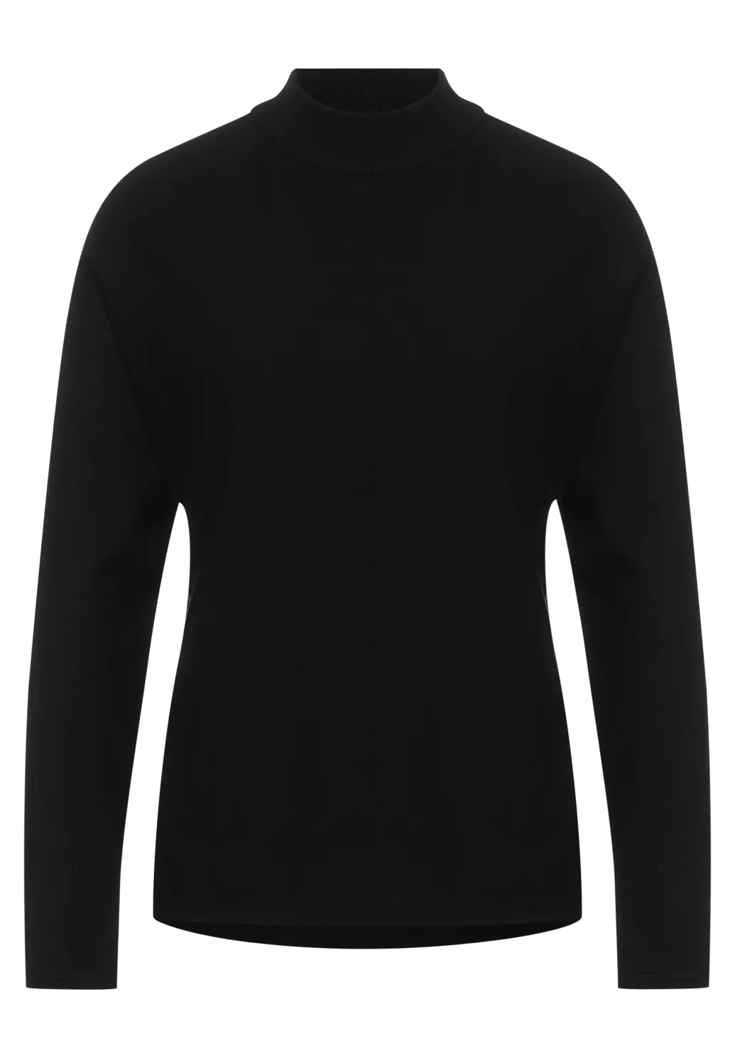 Street One Schwarz | Dolman Pullover Cotton Ärmel / Black - Blues mit 