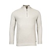 Pullover mit Stehkragen - White Grey