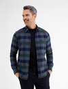 Lerros Flannel Hemd mit Karo - Pine Green