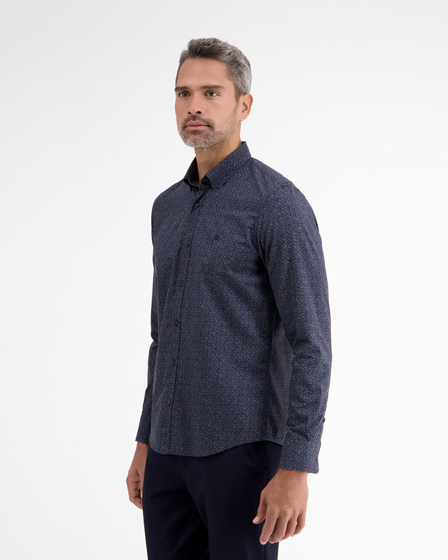Lerros Longsleeve Shirt, AOP - Green