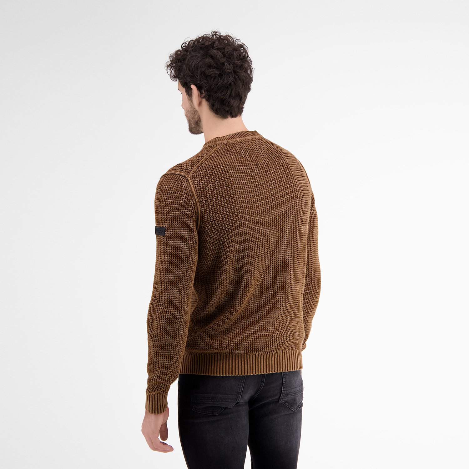 Lerros Structured Sweater - Teak Brown