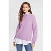 Jumper with Standing Collar - Lilac