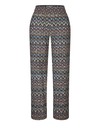Mac Jeans  Broek Chiara Cropped - Ombre Blue Jacquard