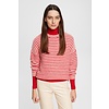 Striped Knit Jumper - Red