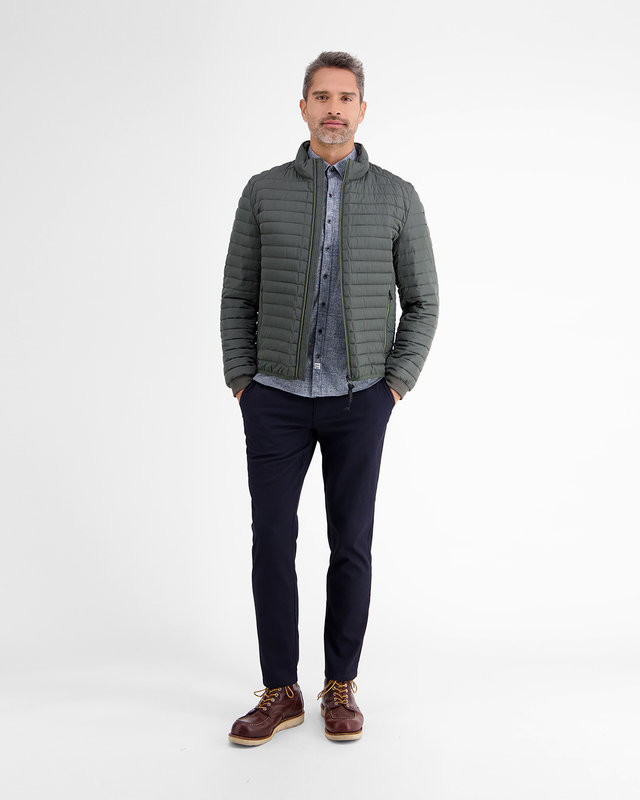 Lerros Jersey Overhemd in Gemêleerde Look - Kit