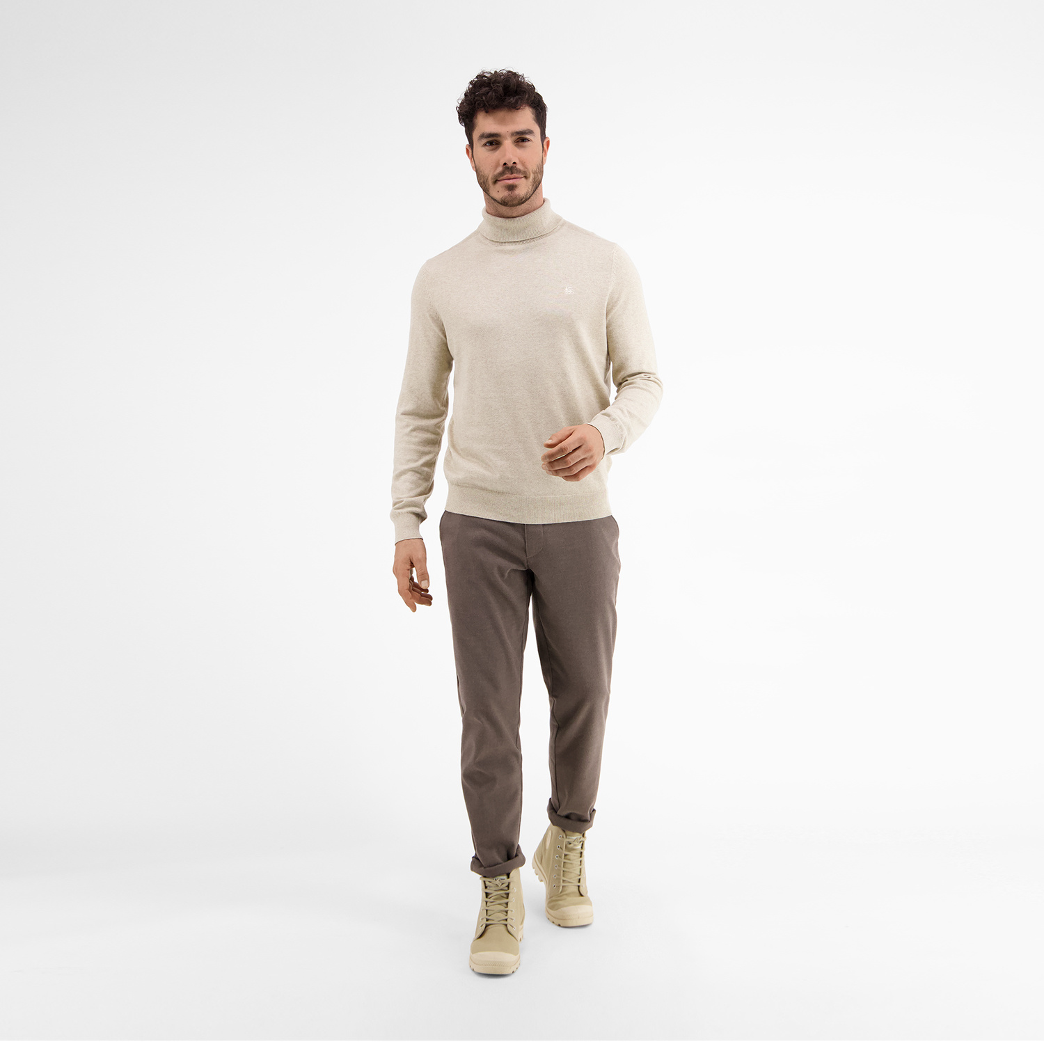 Lerros Sweater with Turtleneck - Tender Beige