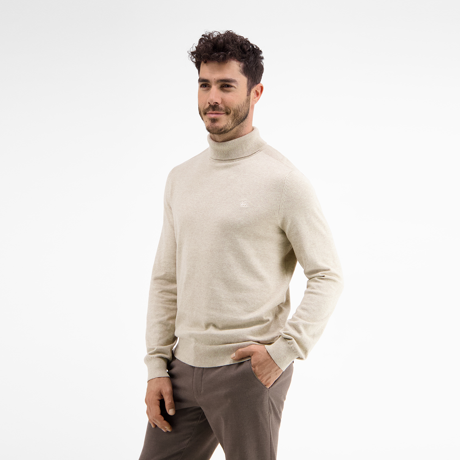 Lerros Sweater with Turtleneck - Tender Beige
