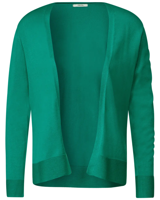 Cecil Basic Cardigan - Smaragd Green