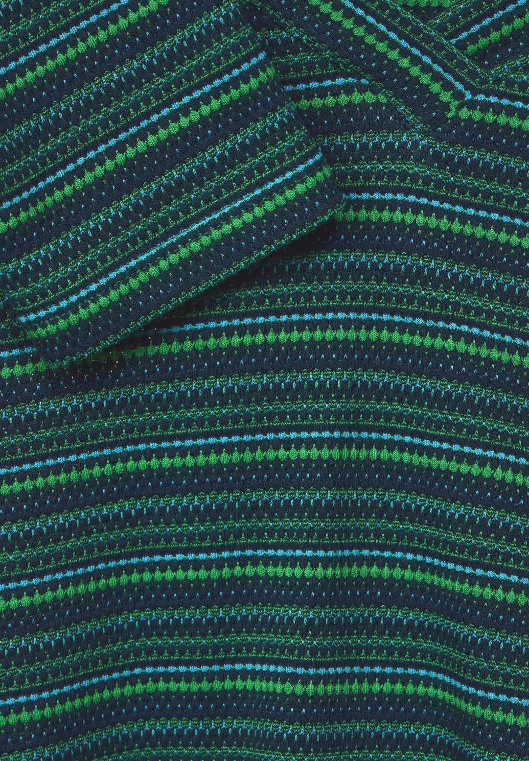 Cecil Multicolor Structured Shirt - Deep Blue