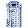 Button-Down Hemd Print - Light Blue