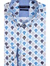 Giordano Button-Down Hemd Print - Light Blue