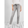 Loose Fit Jeans with Stripes Scarlett - Grey Used Wash