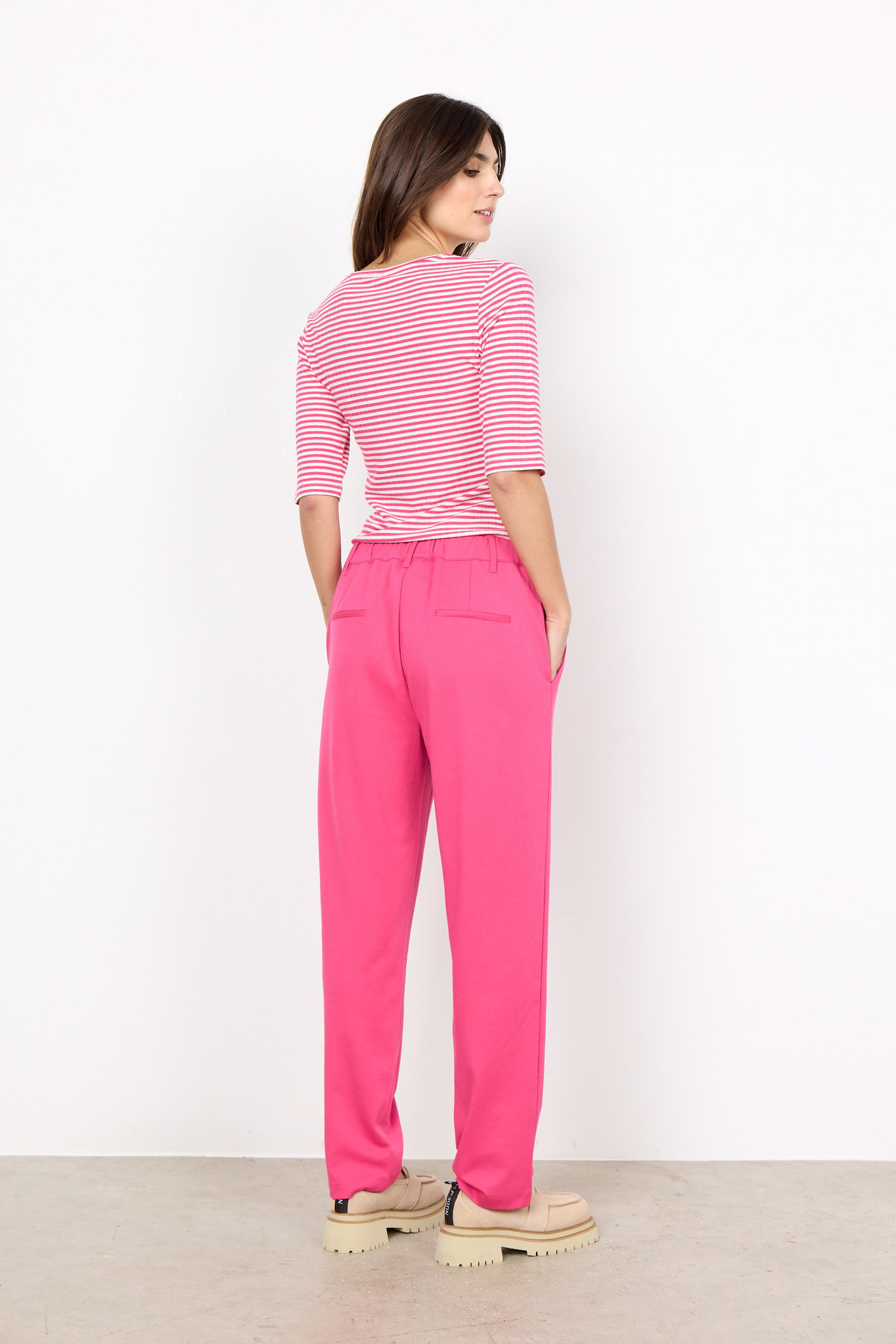 Soyaconcept Pants Daniela 7 - Fuchsia Rose