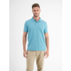 Poloshirt im Two-Tone-Piqué  - Light Turquoise