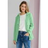 Doubleface Sweatjacke - Light Brisk Green