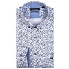 Button-Down Hemd Print - Blue