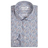 Modern Fit Shirt Print - Navy Blue