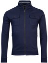 Baileys Sweatcardigan mit Zipper - Navy