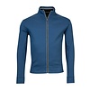 Sweatcardigan with Zipper - Cobalt