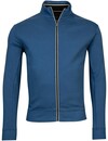 Baileys Sweatcardigan with Zipper - Cobalt