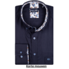 Short Sleeve Button-Down Shirt - Navy