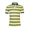 Polo Shirt with Stripes - Pastel Lime