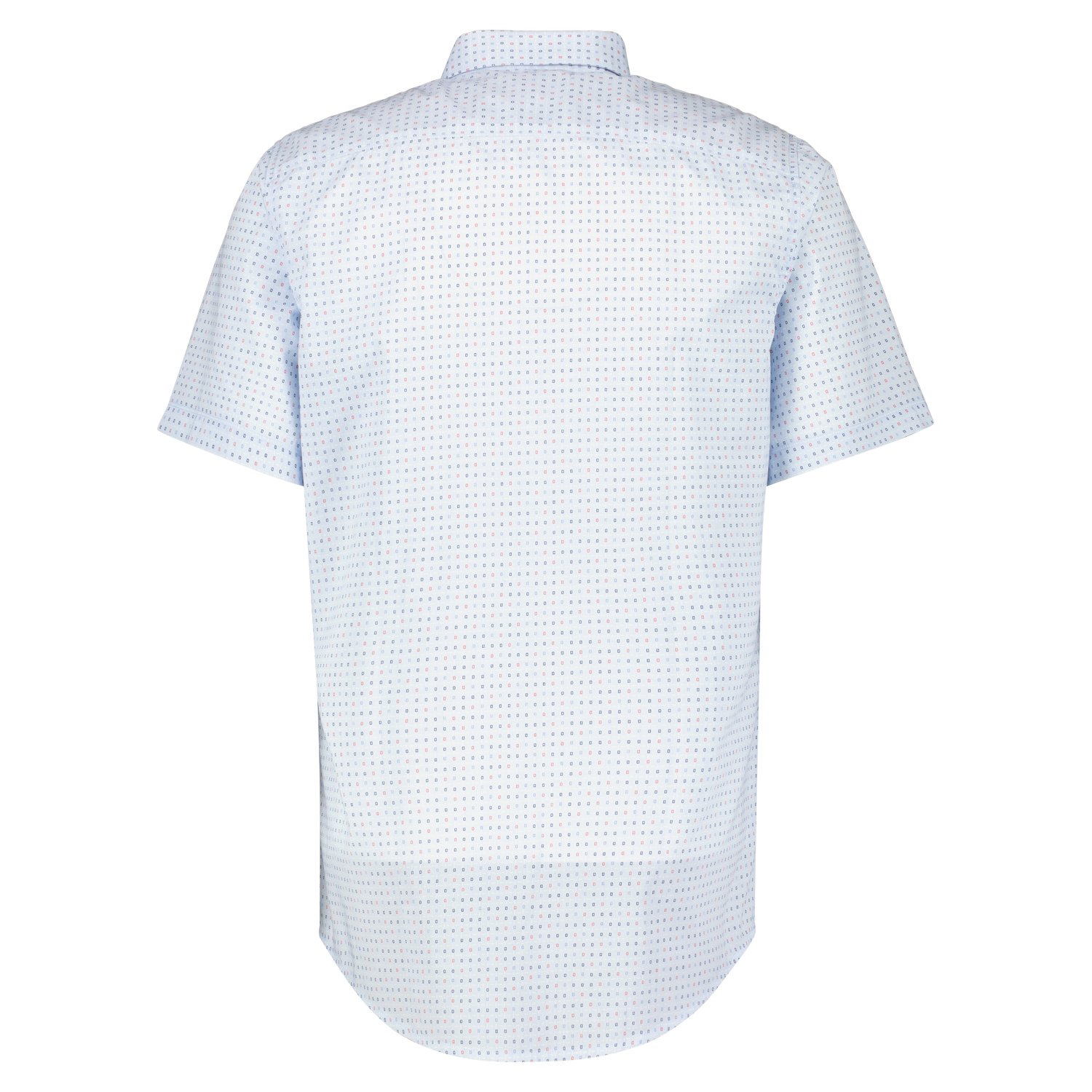 Lerros Kurzarm Print Shirt - Sky Blue