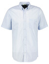 Lerros Kurzarm Print Shirt - Sky Blue