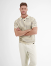 Lerros Poloshirt im Strick-Struktur  - Pale Beige