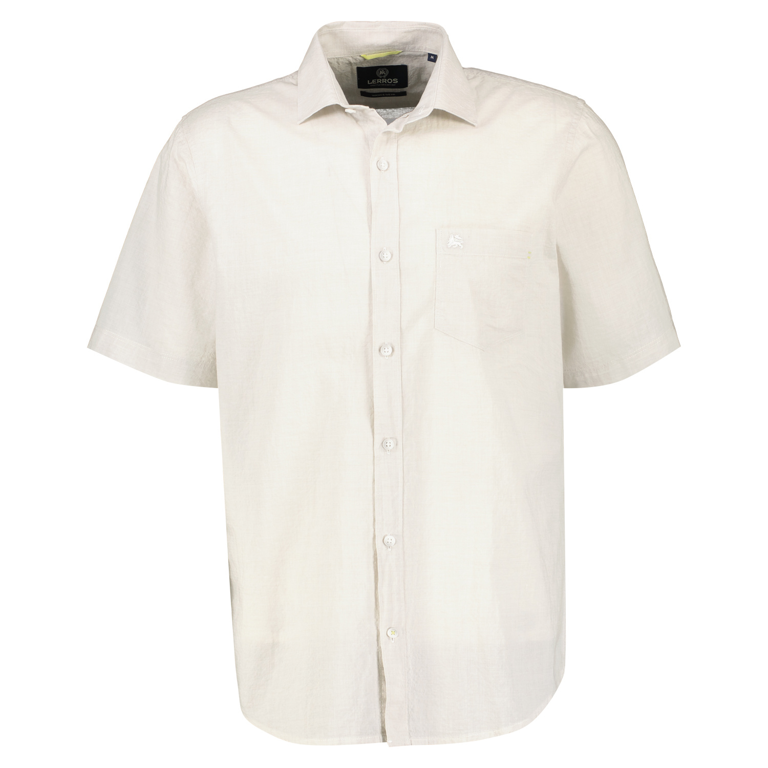Lerros Basic Kurzarm Shirt - Soft Stone