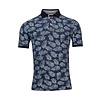 Polo Shirt mit Print - Navy