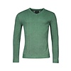 Pullover V-Neck - Green Melange