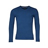 Pullover V-Neck - Cobalt Melange