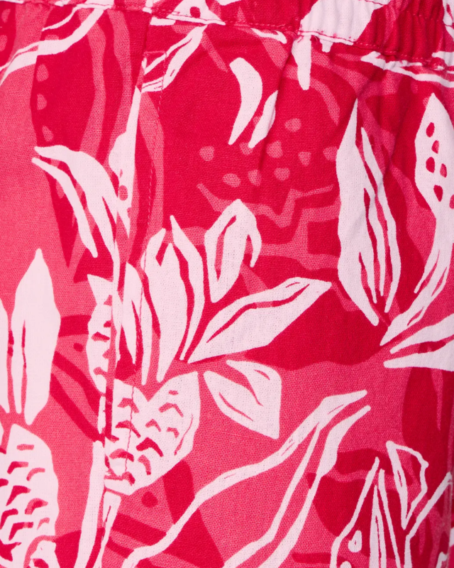 Cecil Loose Fit Linnen Broek - Strawberry Red