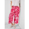 Loose Fit Leinen Hose - Strawberry Red