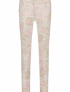 Angels Jeanswear Ankle Jeans Ornella Print - Pink Lady
