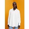 Seersucker Overhemd Blouse - White