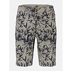 Print Chino Bermuda Dawson - Stone
