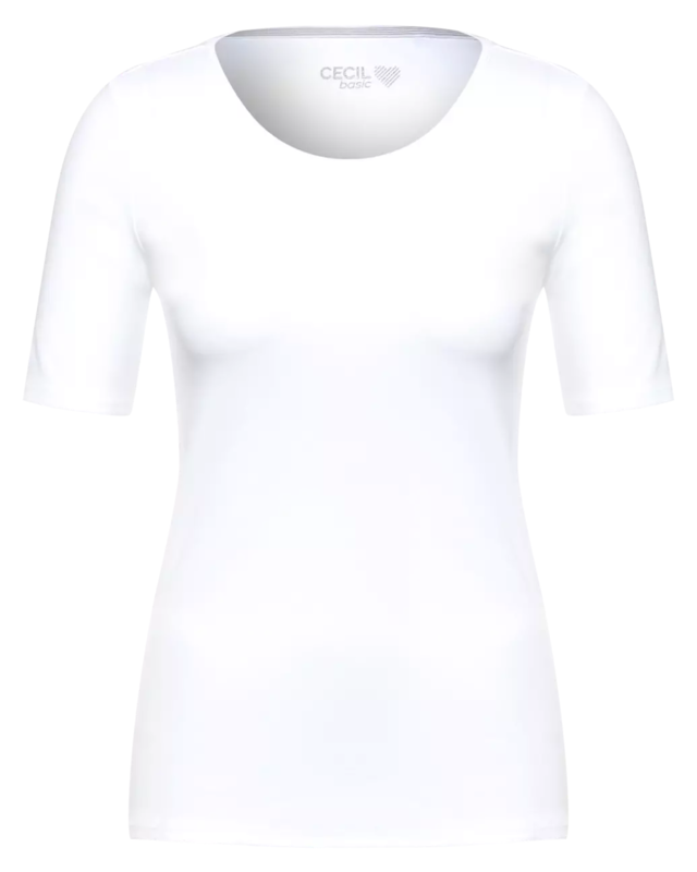 Cecil Organic T-Shirt Lena - White