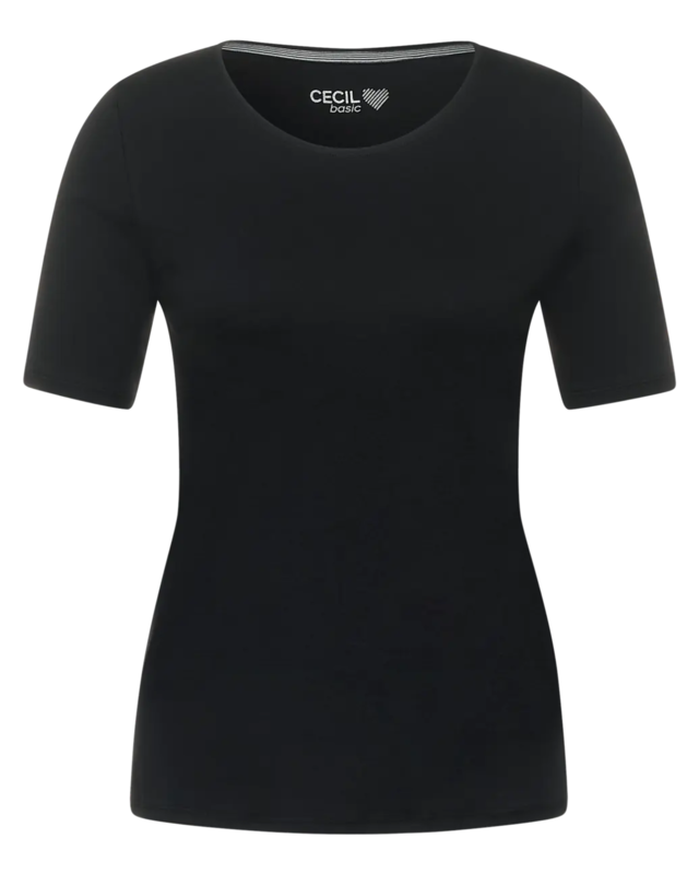 Cecil Organic T-Shirt Lena - Black