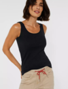 Cecil Organic Top Linda - Black